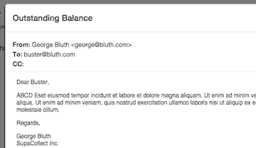 Forward emails to accounts